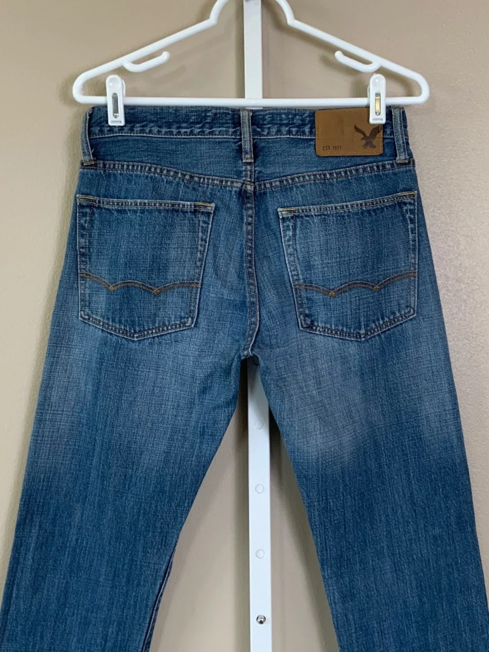 American Eagle Distressed Wash Slim Jeans
